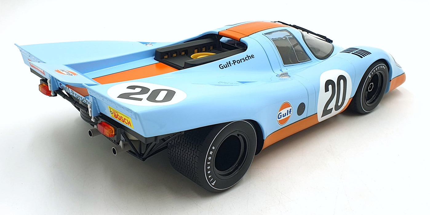 Norev 1/12 Scale 127500 - Porsche 917 24H France 1970 #20 Gulf Siffert/Redman