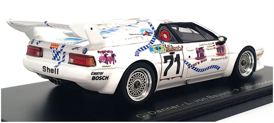 Spark 1/43 Scale Resin S6404 - BMW M1 #71 24h Le Mans 1981