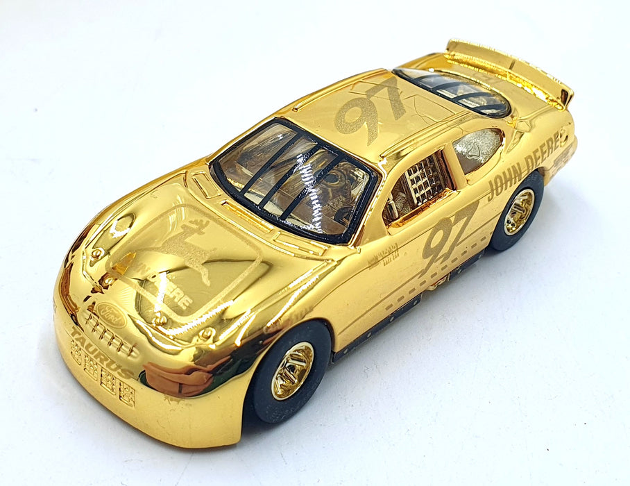 Racing Champions 1/64 Scale 92401 #8G John Deere #97 Nascar And Transporter Gold