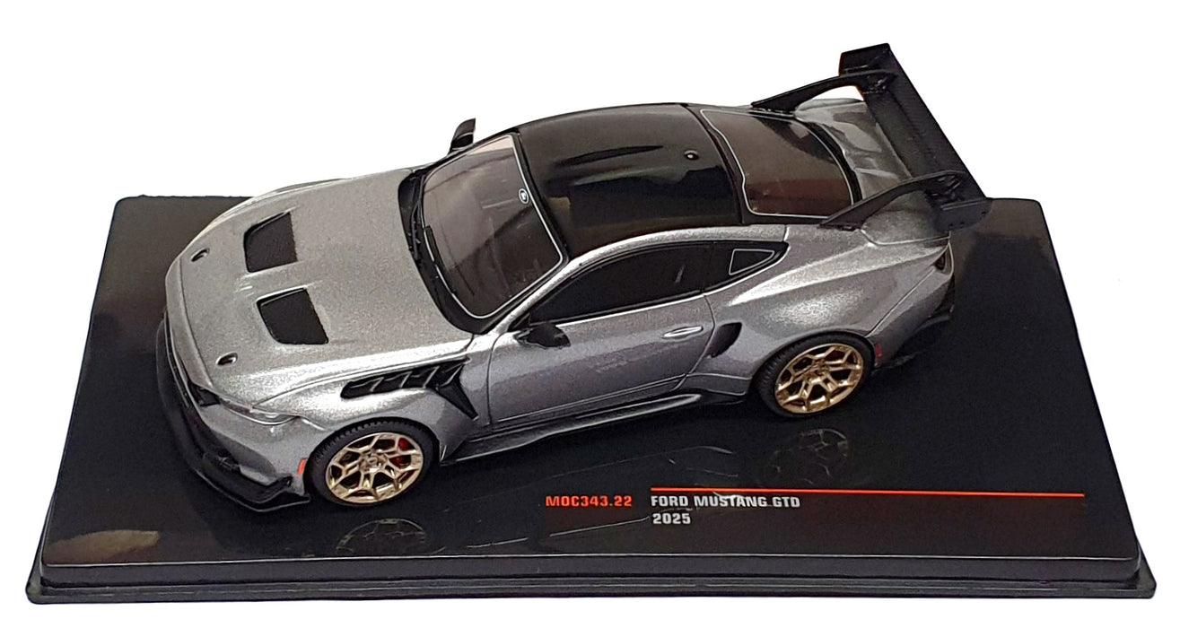 Ixo Models 1/43 Scale MOC343.22 - 2025 Ford Mustang GTD - Met. Grey