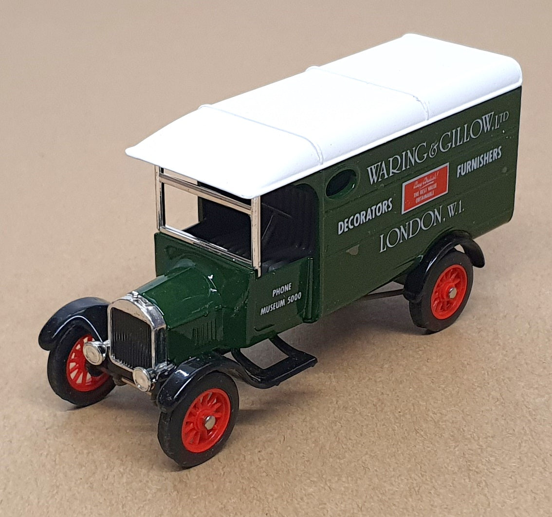 Matchbox Diecast Y-21 - 1926 Ford Model TT Van Waring & Gillow REWORKED