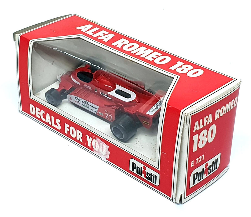 Polistil 1/41 Scale Diecast E 121 - Alfa Romeo 180 Race Car - Red