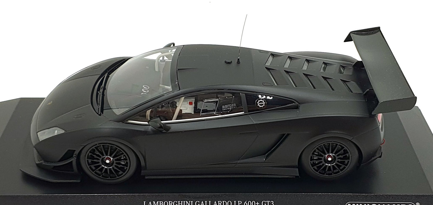 Minichamps 1/18 Scale - 151 111100 Lamborghini Gallardo LP600 GT3 - Matt Black