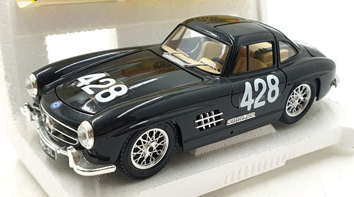 Burago 1/24 Scale Diecast 0132 - Mercedes-Benz 300SL Mille M. 1954 - Black