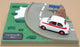 Universal Hobbies 1/43 Scale UH02D - Fiat Nuova 500 Sport Diorama - White/Red