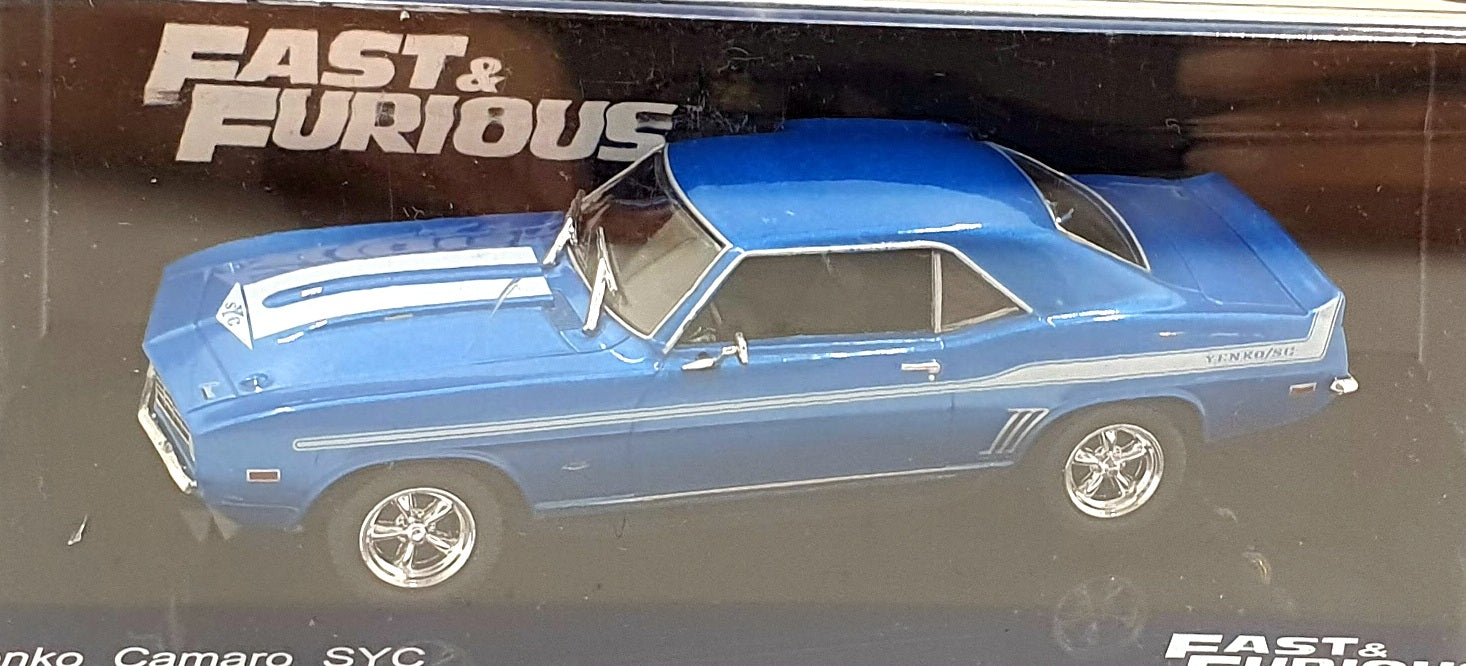 DeAgostini 1/43 Scale F220CMC009 - Fast and Furious Yenko Camaro SYC - Met. Blue