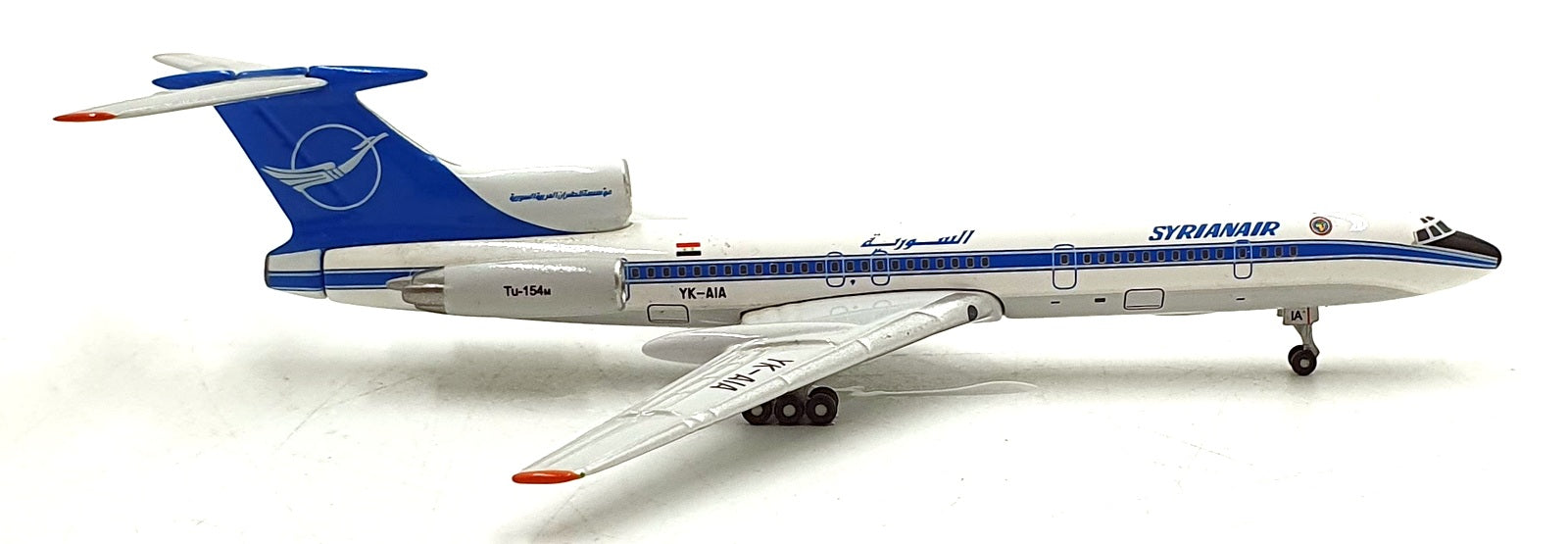 Aero Classics 1/400 Scale 090326 - Syrian Air Aviakor Tupolev Tu 154 Aircraft