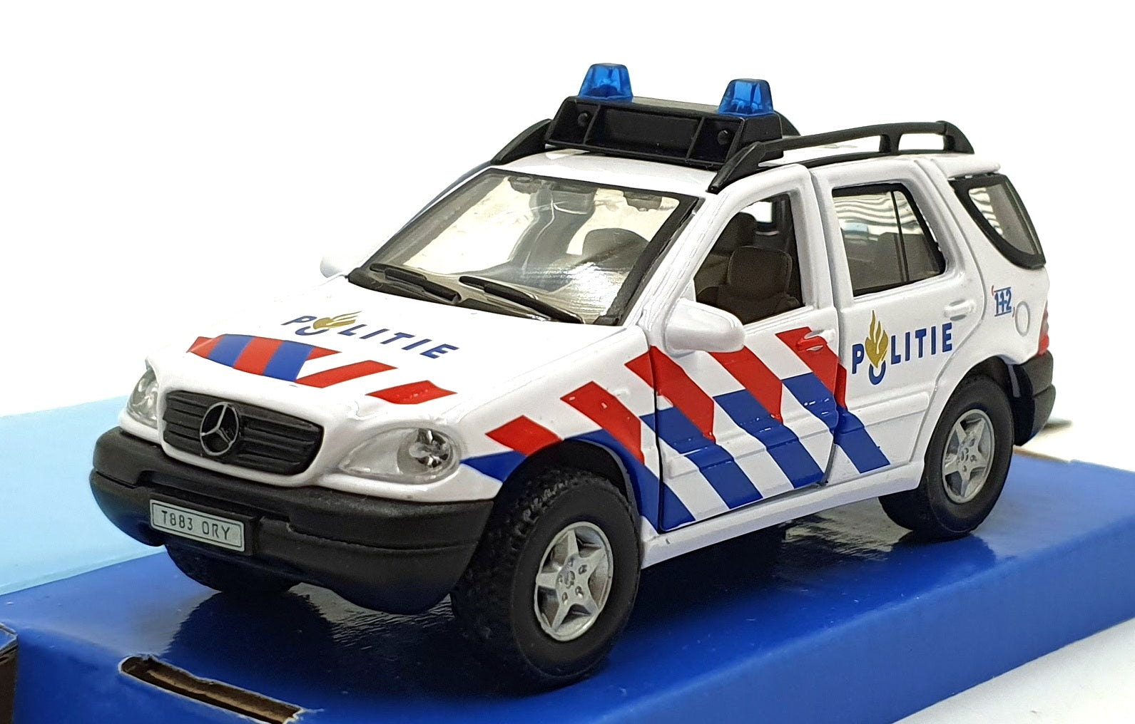 Cararama 1/43 Scale 210226B - Mercedes-Benz Politie 862 Police Car - White