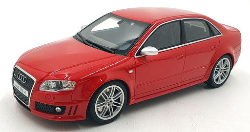 Otto Mobile 1/18 Scale OT400 - Audi RS4 B7 Sedan - Red