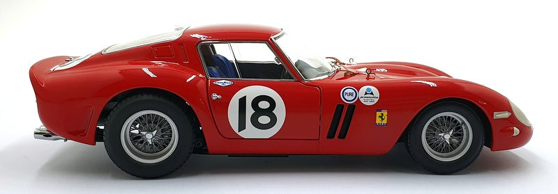 Kyosho 1/18 Scale KS08438F - Ferrari 250GTO #18 Daytona 3H 1963 - Red