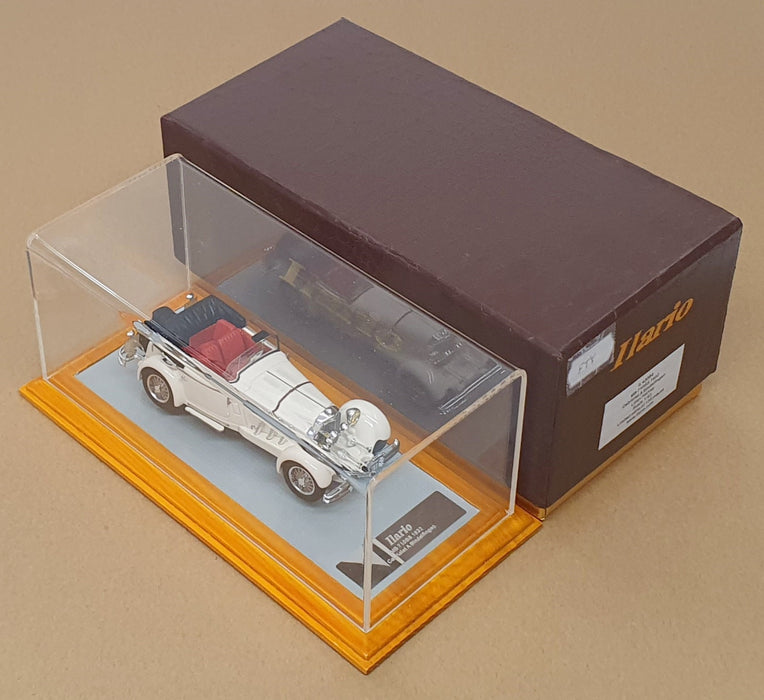 Ilario 1/43 Scale IL43084 1932 Mercedes Benz 710SS Cabrio Lilian Harvey  - Ivory