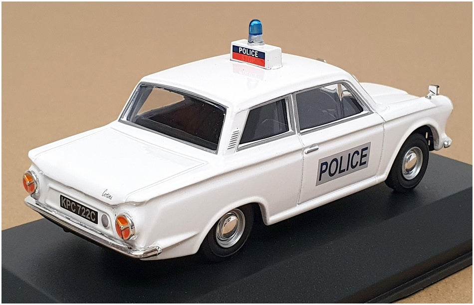 Atlas Editions 1/43 Scale 4 650 126 - Ford Cortina Mk1 Surrey Police - White