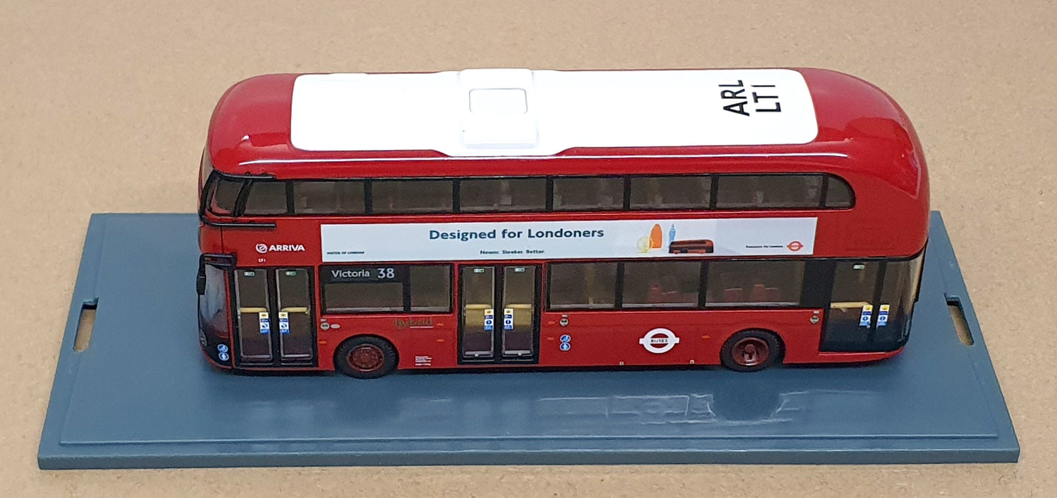 Corgi 1/76 Scale OM46601 - New Bus For London Rt. 38 Victoria - Red