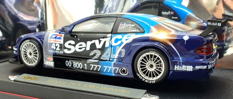 Maisto 1/18 Scale 38888 - 2001 Mercedes Benz CLK-DTM #42 Service 24