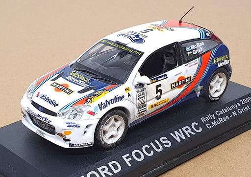 Altaya 1/43 Scale FF005 - Ford Focus WRC #5 Rally Catalunya 2000 McRae/Grist