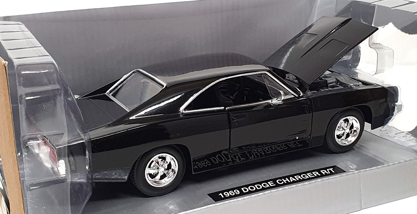 New Ray 1/25 Scale Diecast 71893 - 1969 Dodge Charger R/T - Black
