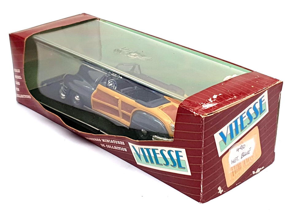 Vitesse 1/43 Scale Diecast 490 - Chrysler Town & Country - Met. Blue
