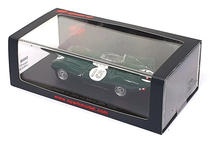 Spark Model 1/43 Scale S2926 - Jaguar D Type #15 Le Mans 24H 1954 - Green