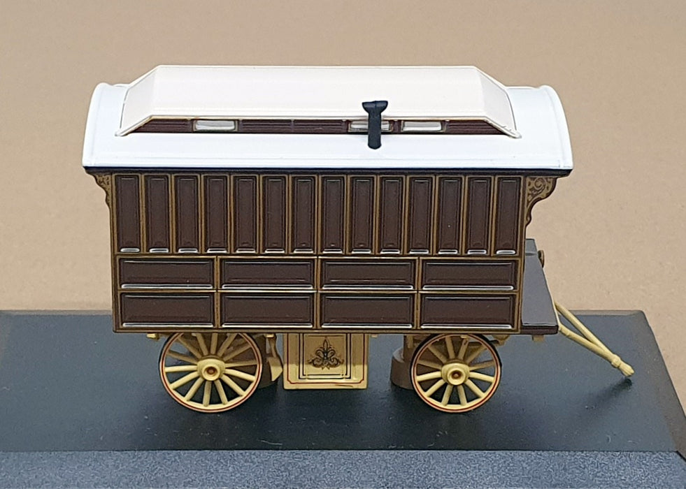 Oxford 8.5cm Long Diecast SP140 - Showmans Living Caravan Dorset Steam Fair