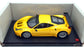 Hot Wheels 1/18 Scale Diecast BCJ78 - Ferrari 458 Italia GT2 - Yellow