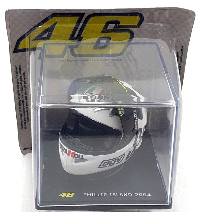 Altaya 1/5 Scale MT9ALA0014 Helmet Valentino Rossi Phillip Island 2004 #46