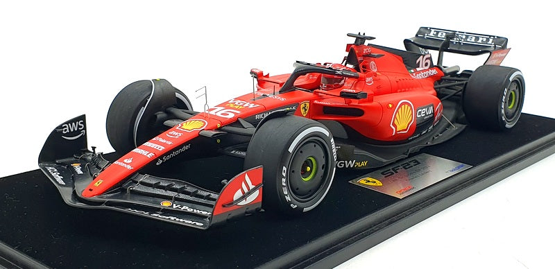 Look Smart 1/18 Scale LS18F1055 - Ferrari SF-23 #16 Singapore GP 2023 - LeClerc