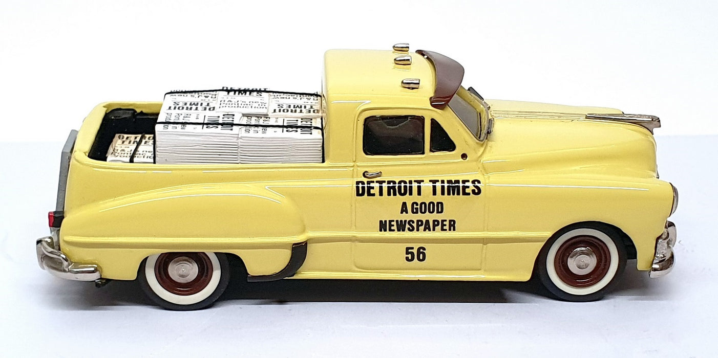 R&J Miniatures 1/43 Scale RJM001C - 1949 Pontiac Pick Up Truck Detroit Times