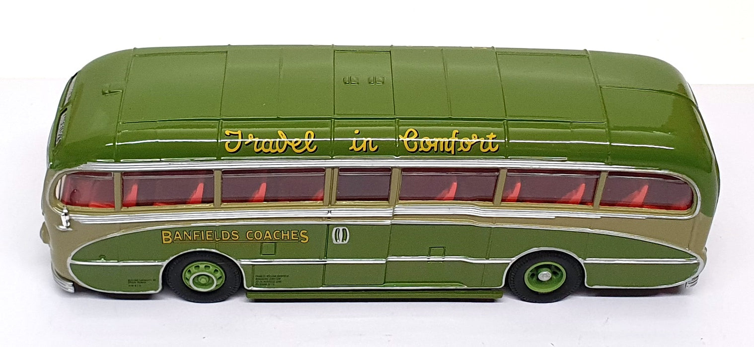Corgi 1/50 Scale 97179 - Burlingham Seagull Coach Banfields Coaches - Green