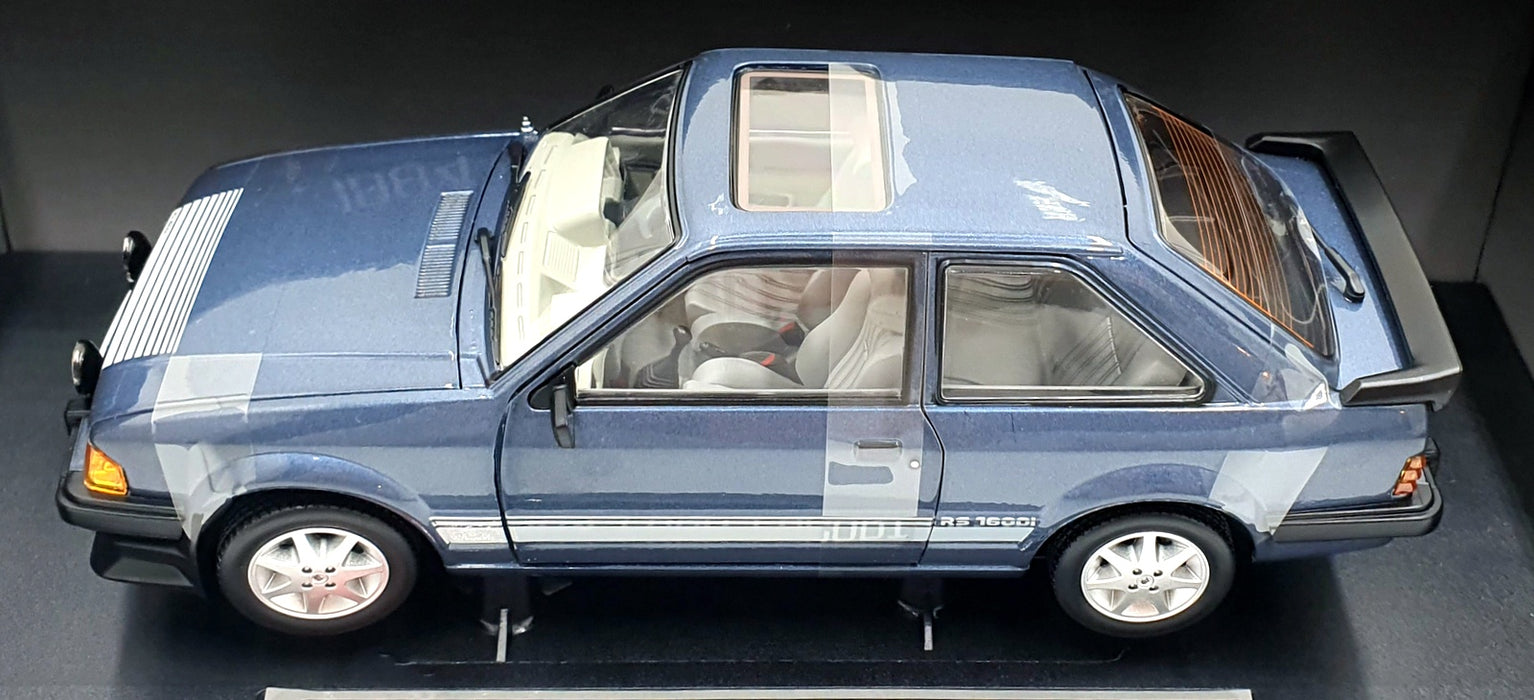 Sun Star 1/18 Scale Diecast 4999R - 1983 Ford Escort RS1600i - Caspian Blue