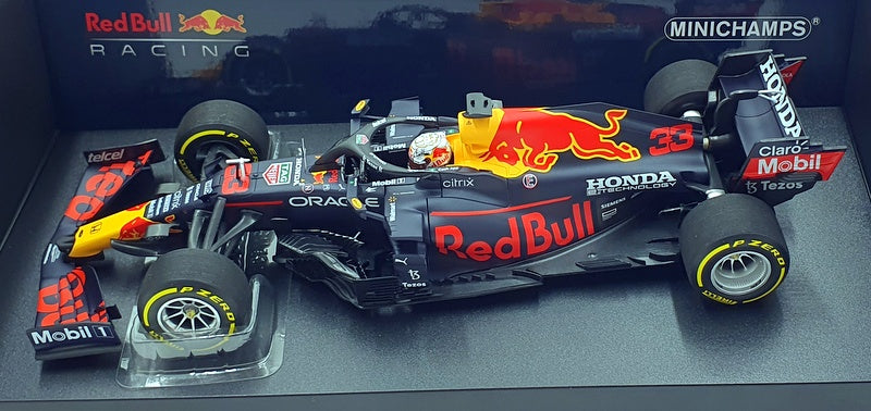 Minichamps 1/18 Scale 110 211933 Red Bull RB16B F1 Mexican GP Verstappen #33