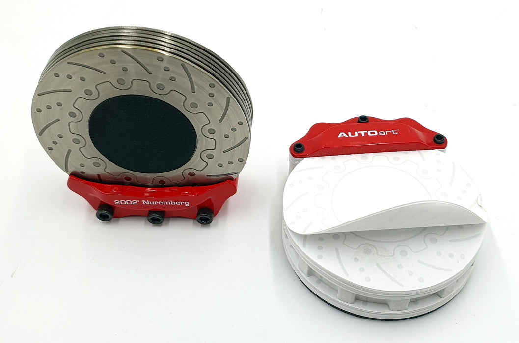 Autoart 40341 Magnetic Memo Pad Brake Disc And Brake Disc Cup Holders