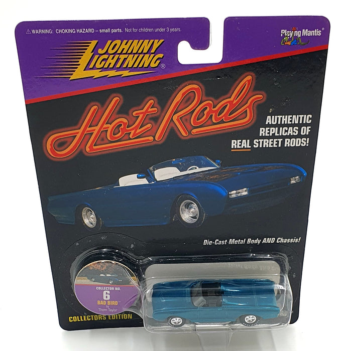 Johnny Lightning 1/64 Scale 441-05 Hot Rods Collector #6 Bad Bird - Met. Blue