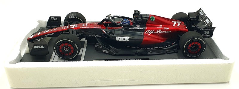 Minichamps 1/18 Scale 117 230177 Alfa Romeo F1 Kick C43 Australian GP 2023 #77