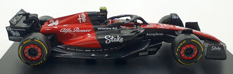 Burago 1/43 Scale 18-38086 - F1 Alfa Romeo C43 2023 #24 Z.Guanyu