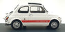 Schuco 1/18 Scale Resin 45 005 5900 - 1965 Fiat 500 Abarth 595 SS - White