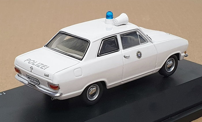 Schuco 1/43 Scale Diecast 02943 - Opel Kadette B Polizei - White