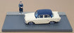 Norev 1/43 Scale Diecast ND002 - Simca Aronde Diorama - Cream/Blue
