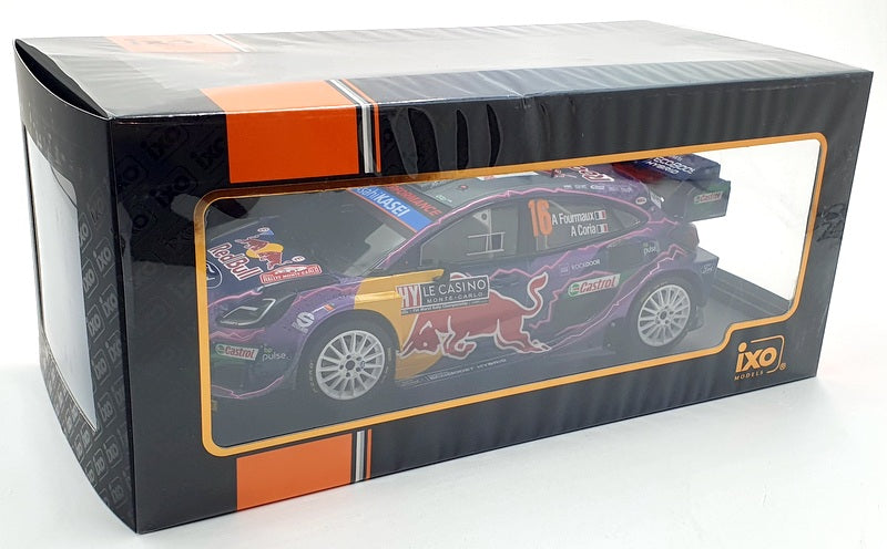 IXO Models 1/18 Scale 18RMC111 Ford Puma Rally #16 RMC 2022 Fourmaux
