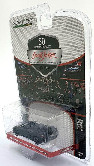 Greenlight 1/64 Scale 37240-D - 2020 Chevrolet Corvette C8 Convertible - Black