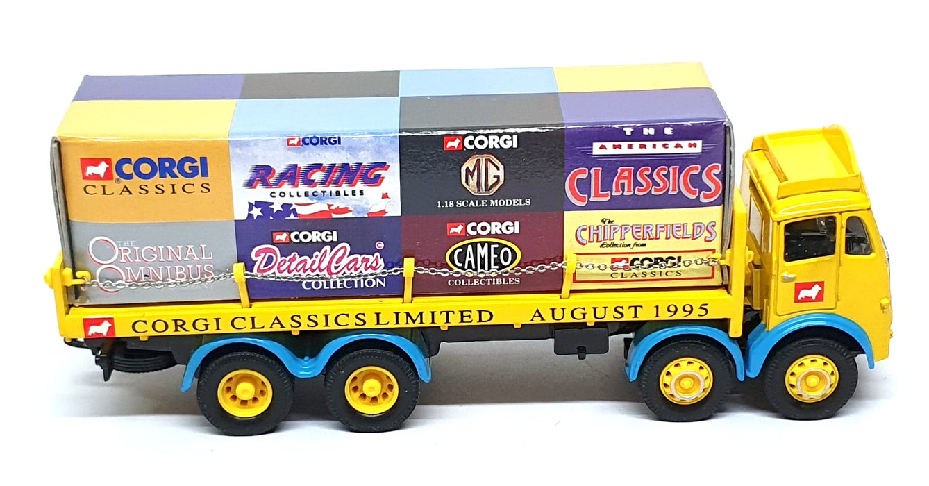 Corgi 1/50 Scale 09802 - ERF 8 Wheel Rigid With Load & Unpainted Figures