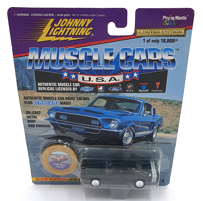Johnny Lightning 1/64 Scale 202-04 Muscle Cars USA 1968 Dodge Charger D. Green