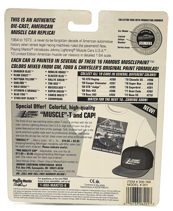 Johnny Lightning 1/64 Scale 200-160 - Muscle Cars USA 1970 Plymouth Superbird