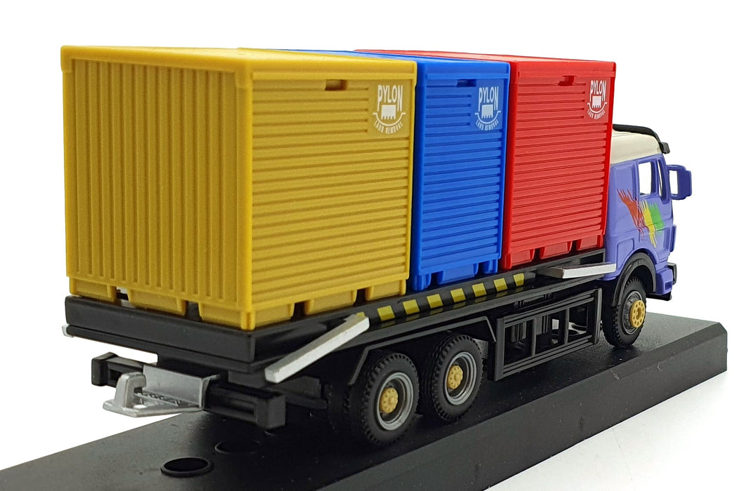 Cararama 1/60 Scale 100005C - Mercedes-Benz Construction Truck with Containers