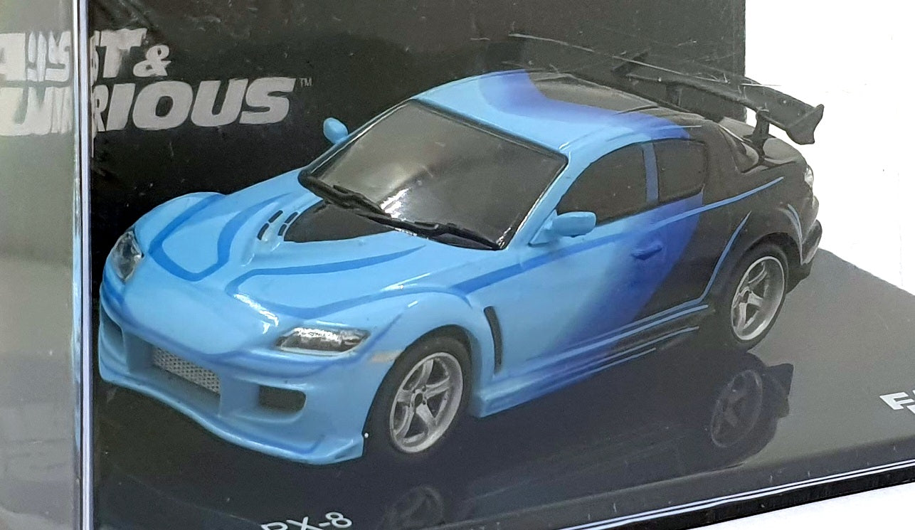 DeAgostini 1/43 Scale F220CMC030 - Fast and Furious Mazda RX-8 - Blue