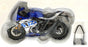 LCD Models 1/12 Scale 21341 - Suzuki-R 1000R Motorbike - Silver/Blue