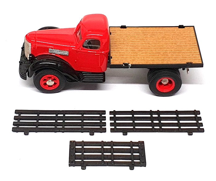 U.S. Model Mint 1/43 Scale US-28 1947 International KB-12 Stake Truck Red/Black