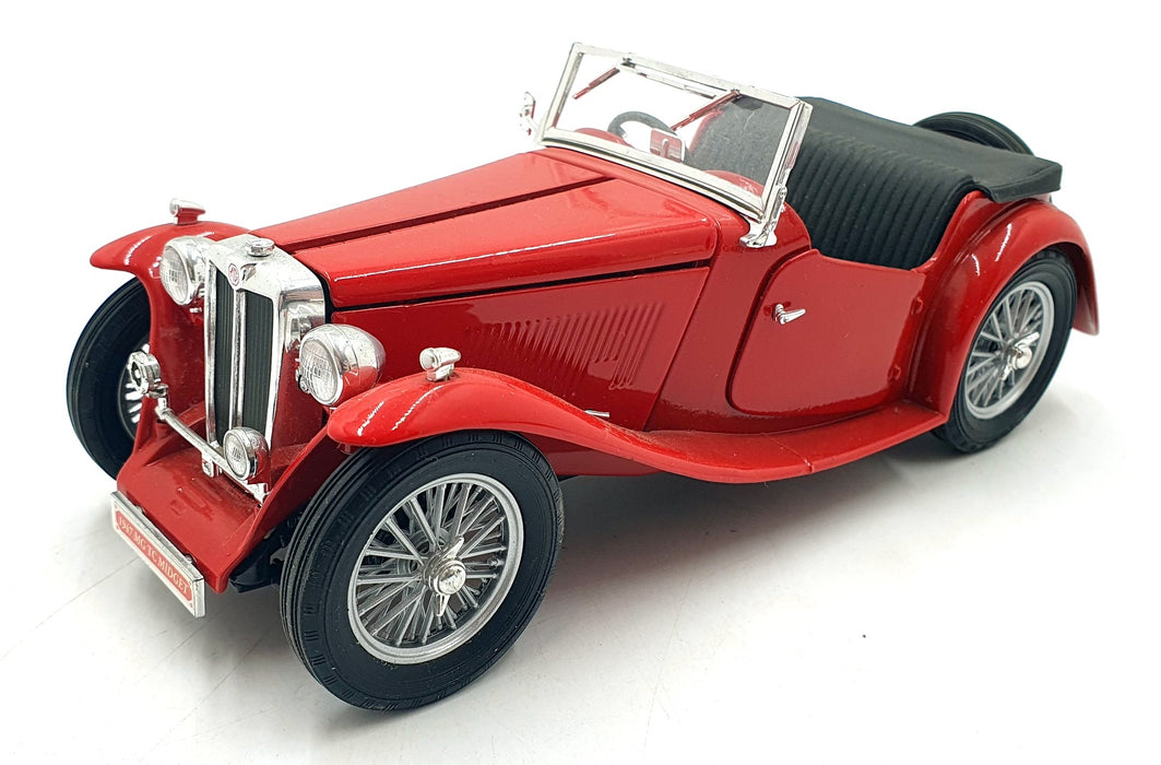 Road Signature 1/18 Scale Diecast 23426M - 1947 MG TC Midget - Red