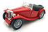 Road Signature 1/18 Scale Diecast 23426M - 1947 MG TC Midget - Red