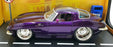 Jada 1/18 Scale Diecast 63014 - 1963 Chevrolet Corvette Stingray - Purple