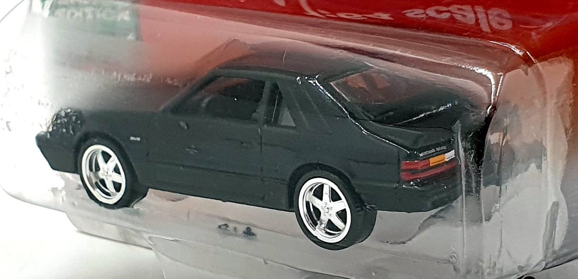 Auto World 1/64 Scale AW64021 - 1985 Ford Mustang SVO - Black